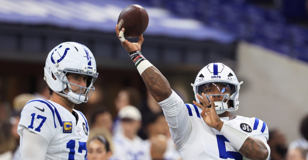 Once competing to start, Colts have two QBs with contrasting team futures in Indianapolis