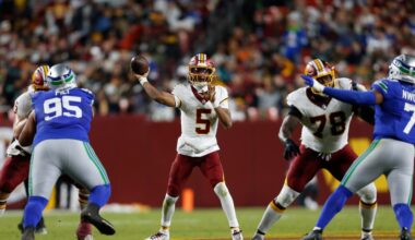 Washington Commanders 2026 schedule of opponents: Home, away matchups