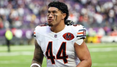 Bears Place Noah Sewell on Injured Reserve