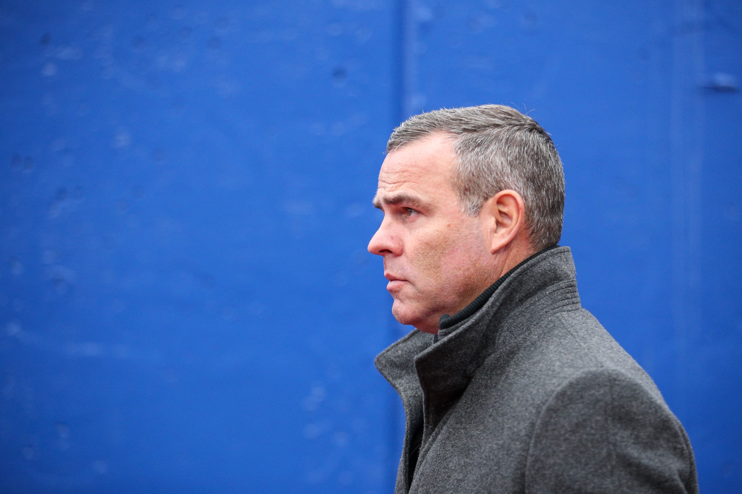 ORCHARD PARK, NEW YORK - NOVEMBER 16: General manager Brandon Beane of the Buffalo Bills looks on prior to the NFL 2025 game between Tampa Bay Buccaneers and Buffalo Bills at Highmark Stadium on November 16, 2025 in Orchard Park, New York. (Photo by Bryan Bennett/Getty Images)