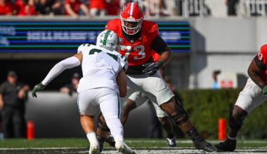 Texas signs Georgia transfer OL Jamal Meriweather