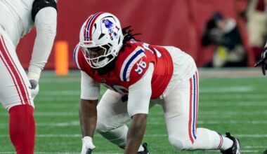 Defensive tackle reportedly rejoining Patriots’ practice squad for NFL playoffs