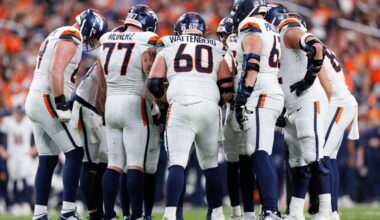 How good was the Denver Broncos offensive line in 2025?