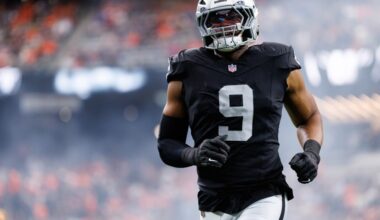 Las Vegas Raiders end season with sack party