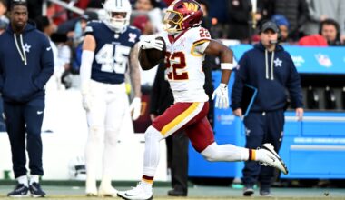 Vote Commanders RB Bill Croskey-Merritt Pepsi Zero NFL Rookie of Week