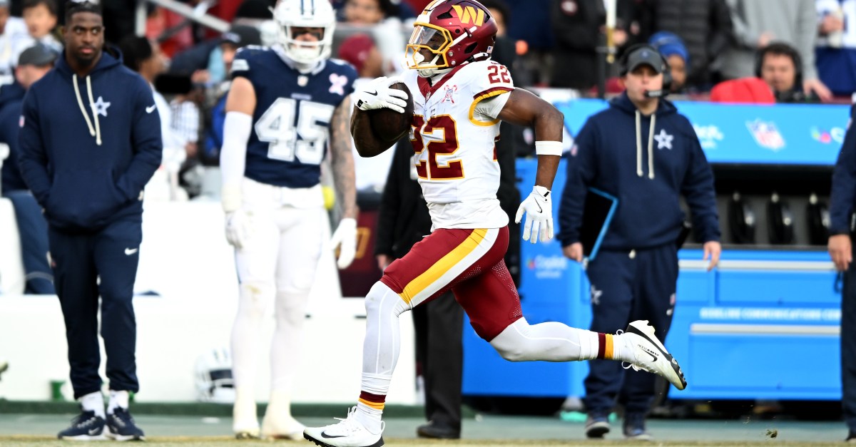 Vote Commanders RB Bill Croskey-Merritt Pepsi Zero NFL Rookie of Week