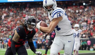 Alec Pierce records first 1000-yard season of his career