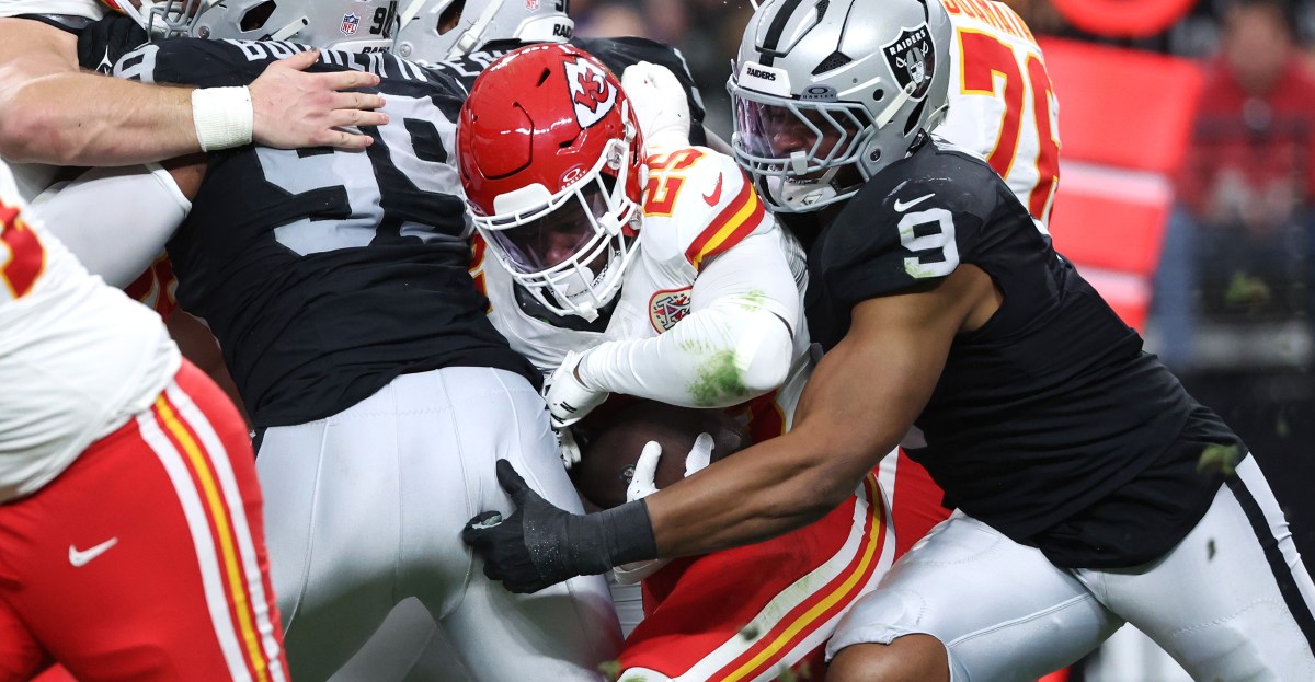 Las Vegas Raiders-Kansas City Chiefs score: Tyree Wilson has career day