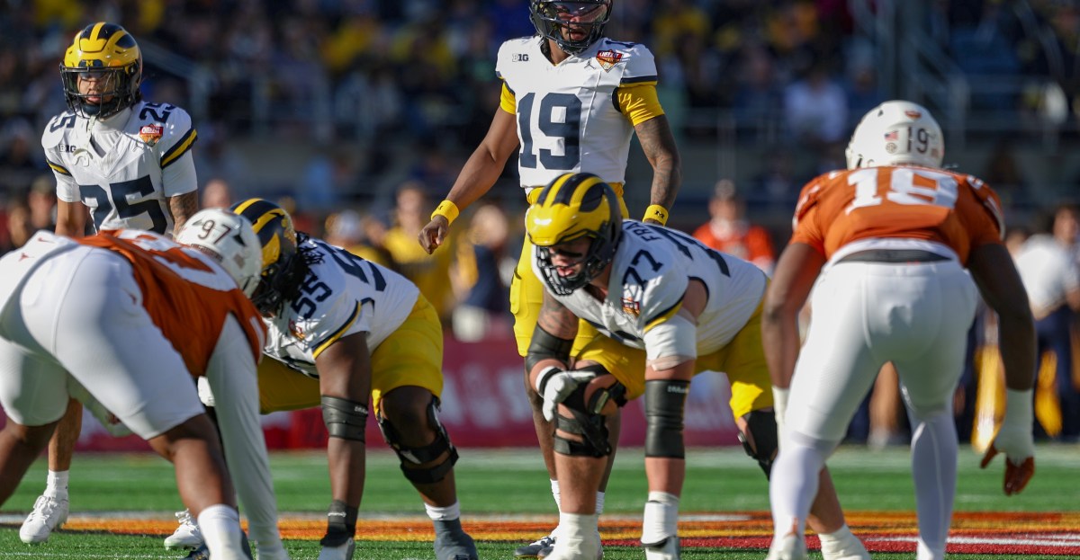 Whether Michigan upgraded or downgraded at each position in the portal