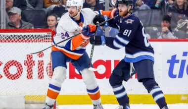 Lowry, Connor each have goal and assist as Jets beat Islanders 5-4