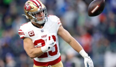 Christian McCaffrey becomes the third 49ers player ever to win this PFWA award