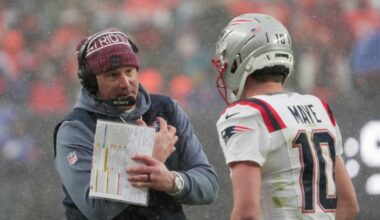 Rumored Drake Maye injury blown out of proportion, says Mike Vrabel