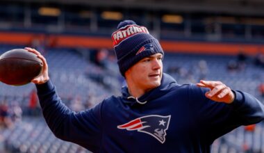 Patriots vs. Seahawks Thursday injury report: Trio absent, Drake Maye limited