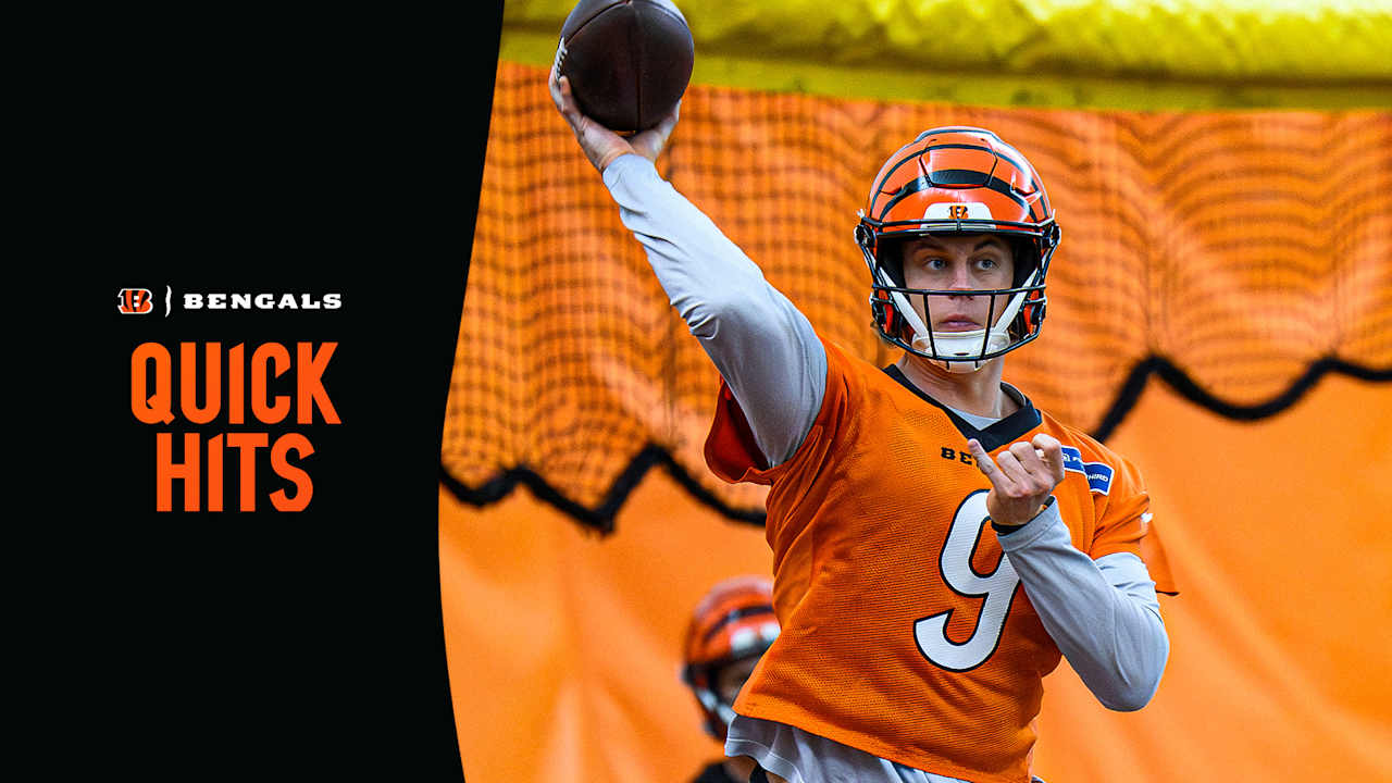 Quick Hits | Joe Burrow On Myles Garrett's Record Shot: 'I Don't Think You Can Go In Thinking One Way Or The Other'