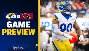 High stakes as Los Angeles Rams & Arizona Cardinals close out regular season at SoFi Stadium