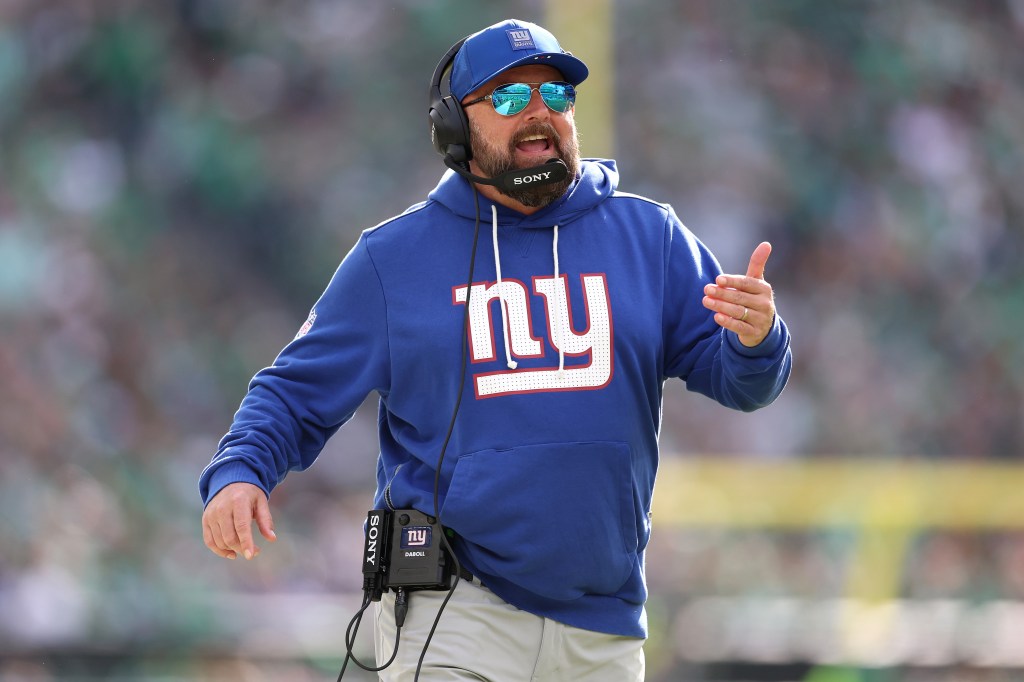 Brian Daboll with the Giants.