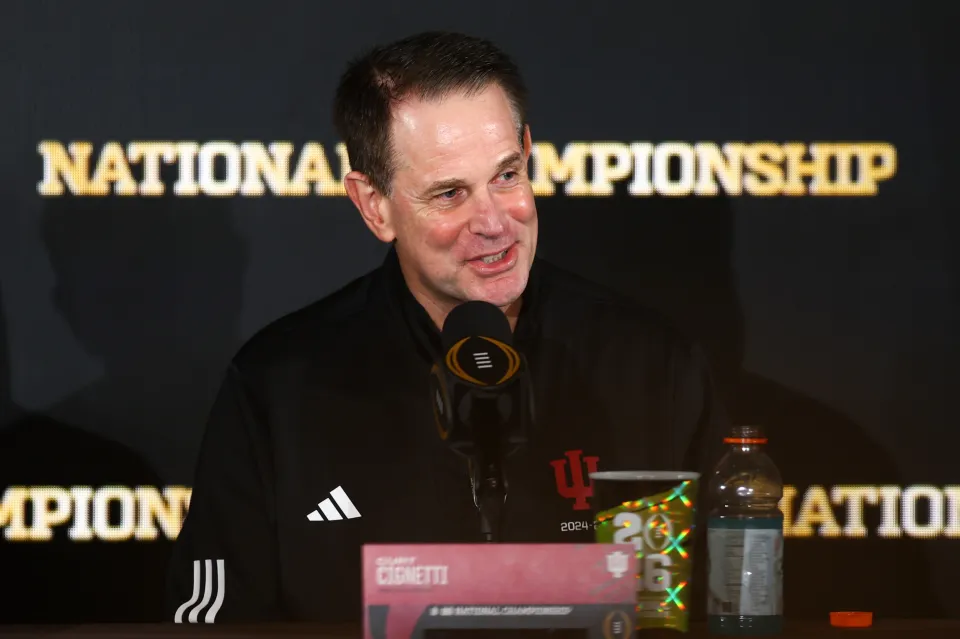 Cignetti is not known for flashing his pearly whites