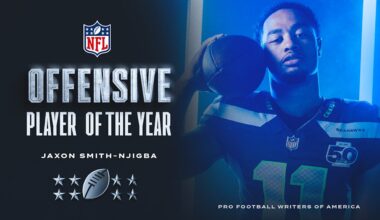 Seahawks WR Jaxon Smith-Njigba Named PFWA Offensive Player Of The Year