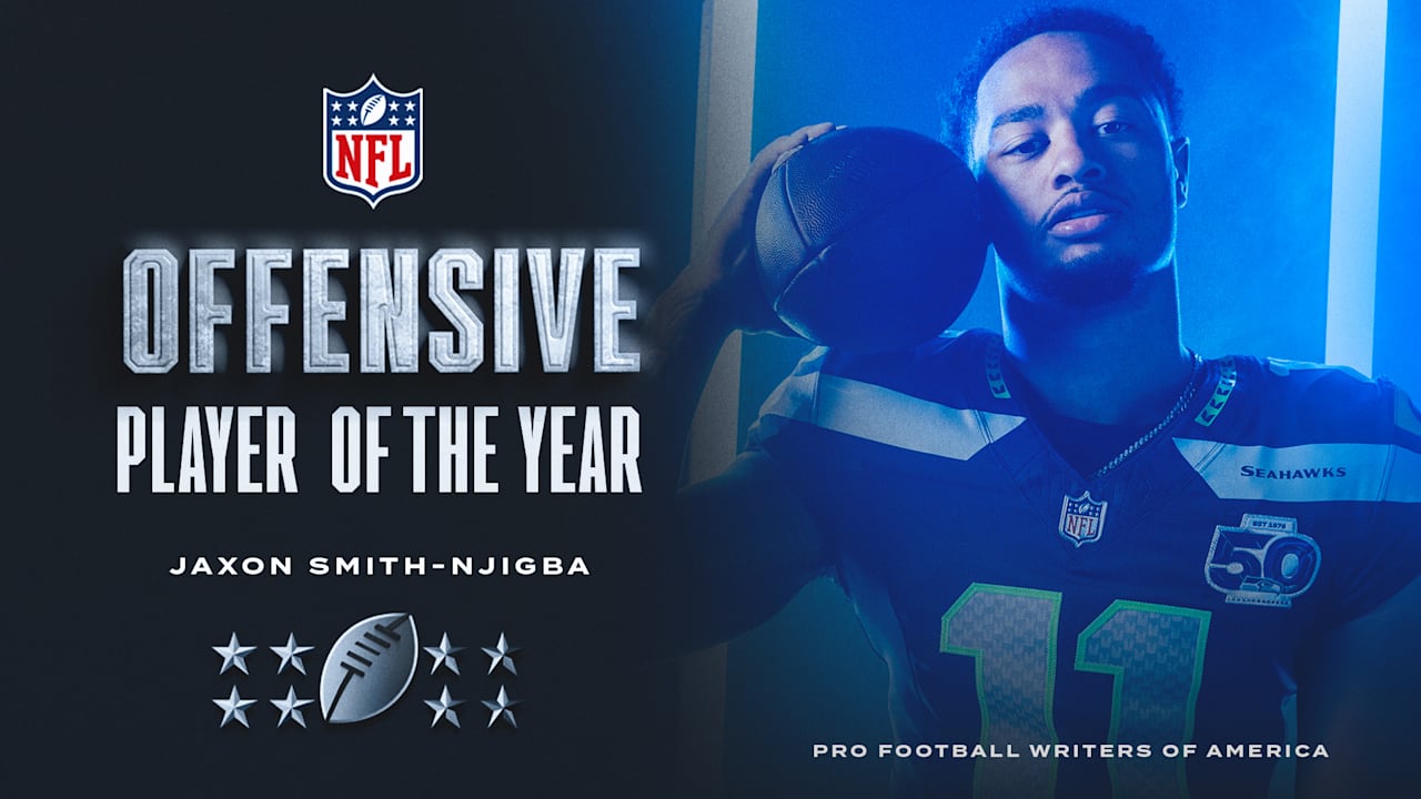 Seahawks WR Jaxon Smith-Njigba Named PFWA Offensive Player Of The Year