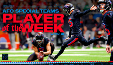 Houston Texans K Ka'imi Fairbairn named AFC Special Teams Player of Week