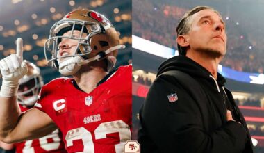 McCaffrey, Shanahan Named AP Award Finalists Following 2025 Season