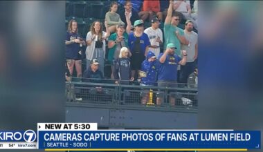 Smile! Fans can have photo momentos as they cheer on the Seahawks at Lumen Field – KIRO 7 News Seattle