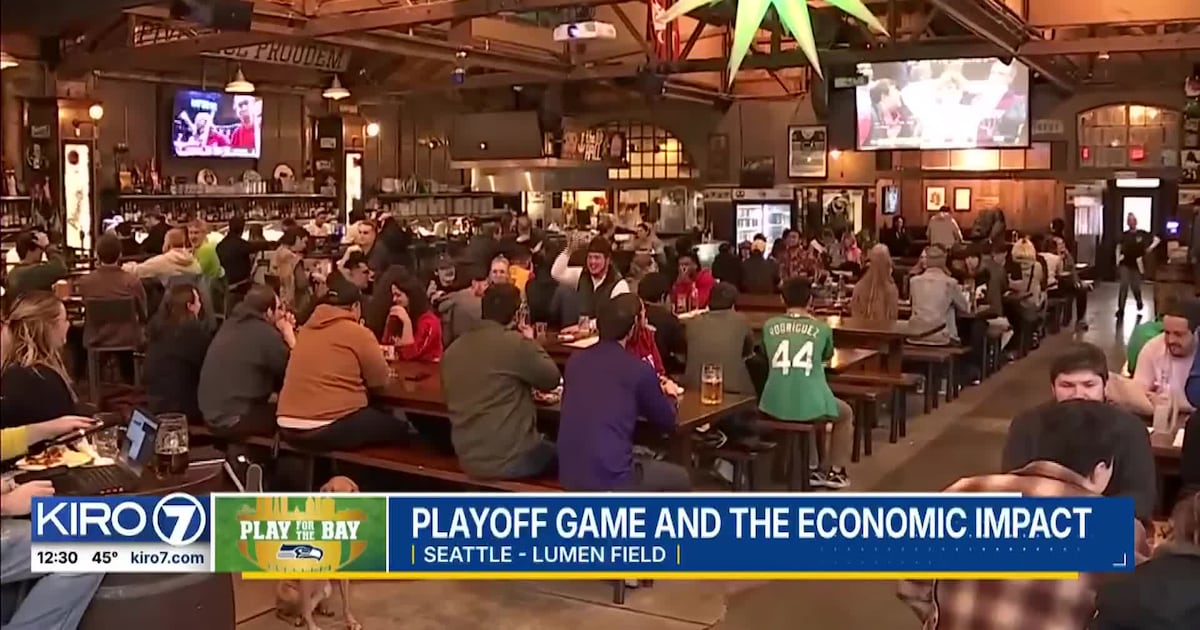 Seahawks’ playoff run could lead to big returns for local businesses – KIRO 7 News Seattle