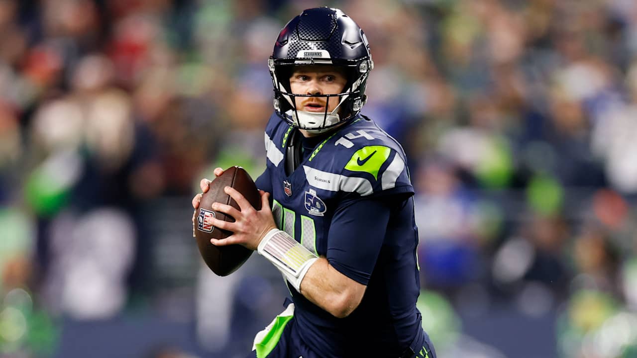 Seahawks QB Sam Darnold (oblique) off injury report for NFC Championship Game vs. Rams