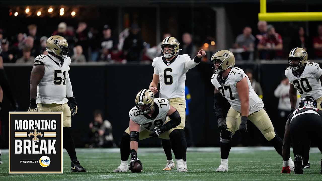 Saints close the season in Atlanta, draft position set