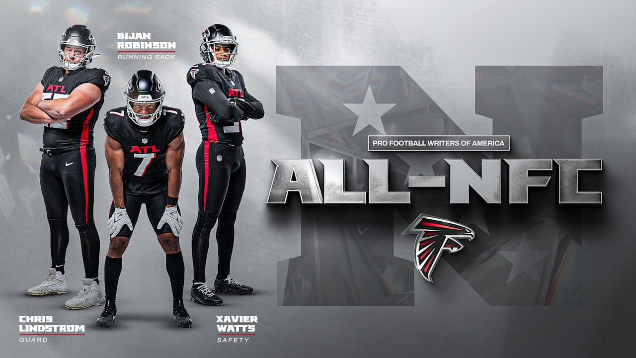 Bijan Robinson, Chris Lindstrom, Xavier Watts make PFWA All-NFC team