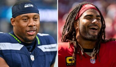 Uchenna Nwosu clarifies intent of viral Fred Warner comment – NBC Sports Bay Area & California