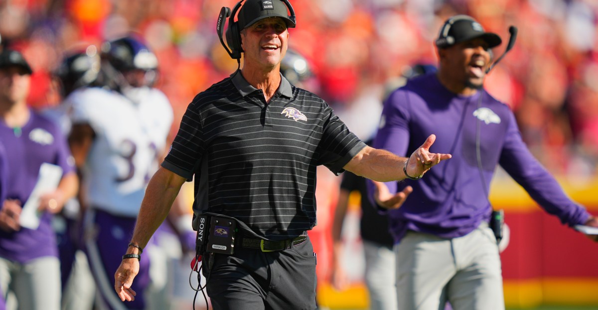 John Harbaugh “likes what he sees” with the Tennessee Titans