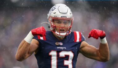 Patriots vs. Broncos inactives: WR groups trending in opposite directions