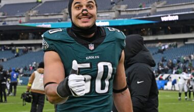Eagles issue estimated injury report ahead of Commanders game
