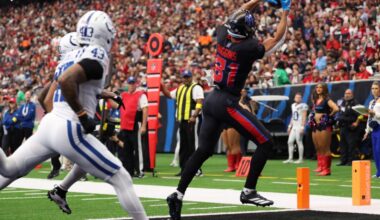 Houston Texans statistics: Jayden Higgins, Jaylin Noel vs. Colts