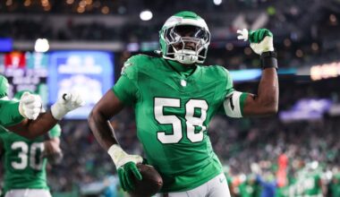 Eagles-Commanders snap counts: Not all starters were able to rest