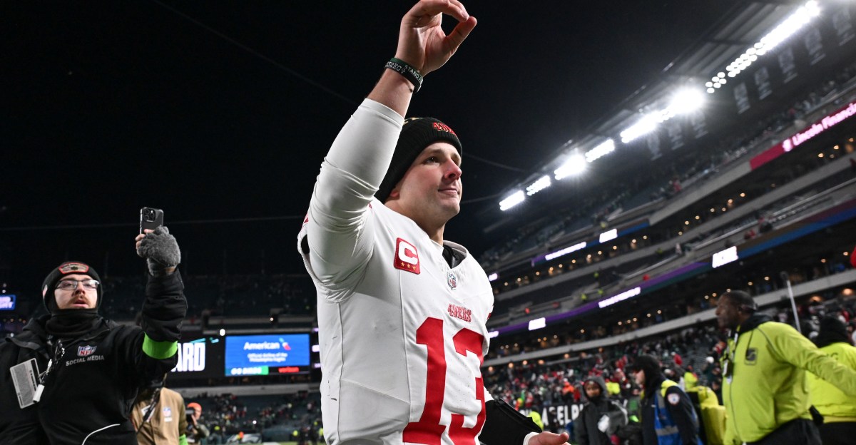 49ers Kyle Shanahan won’t say anyone is better than Brock Purdy at this skill