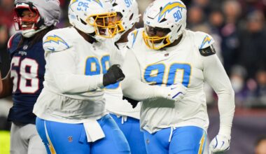 PFF grades from Chargers-Patriots: Herbert, pass game flounders in NE