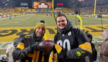 North Allegheny teacher catches historic missed field goal ball at Steelers game