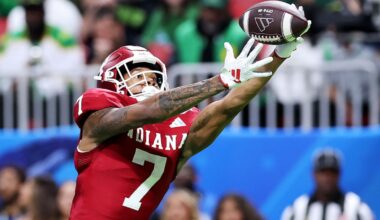 Indiana Receiver Is So Old He Caught Touchdown Passes From Trevor Lawrence