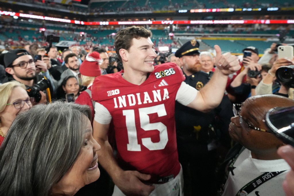 Fernando Mendoza enters the NFL draft after leading Indiana to the national championship.
