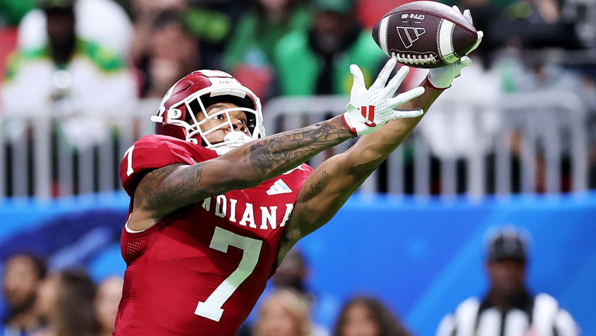 Indiana Receiver Is So Old He Caught Touchdown Passes From Trevor Lawrence