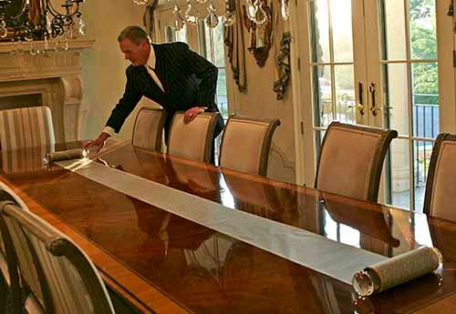 The original scroll of Jack Kerouac's "On The Road" measures 120 feet in length. (Credit: Getty Images)