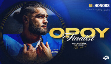 Rams wide receiver Puka Nacua named finalist for Associated Press 2025 NFL Offensive Player of the Year award