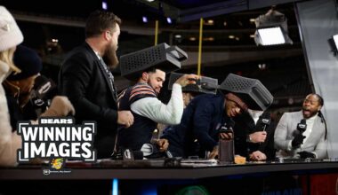 Postgame & locker room celebration photos from Bears' wild card win over Packers - Chicago Bears