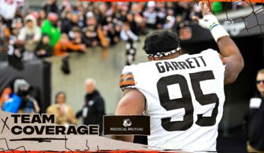 Myles Garrett reflects on breaking the NFL single-season sack record and his pursuit of history