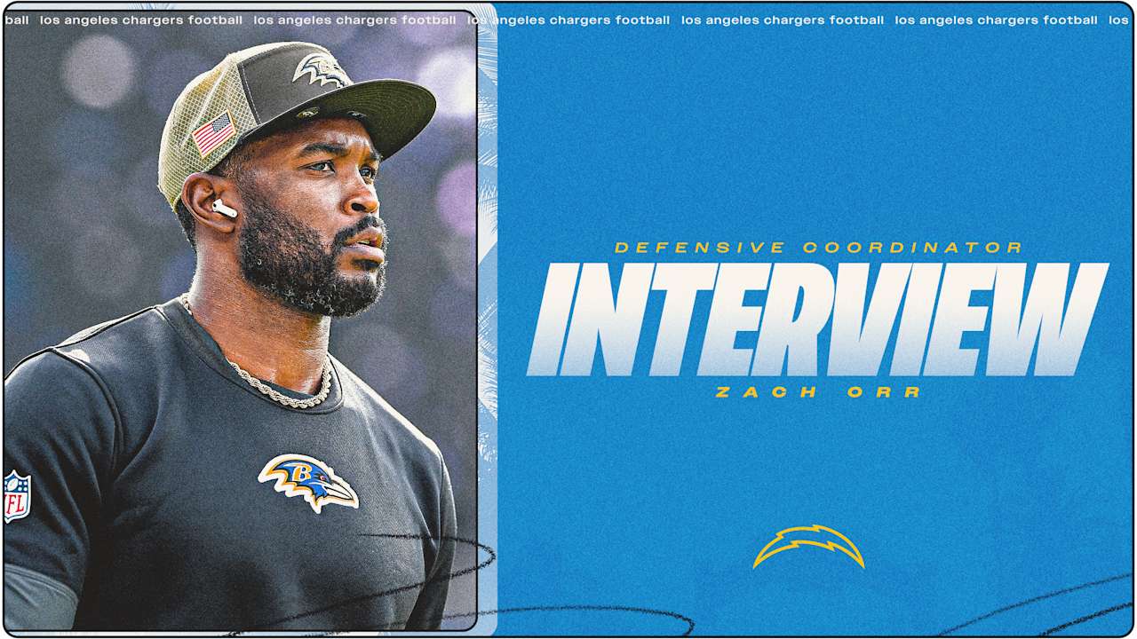 Chargers Interview Zach Orr for Defensive Coordinator