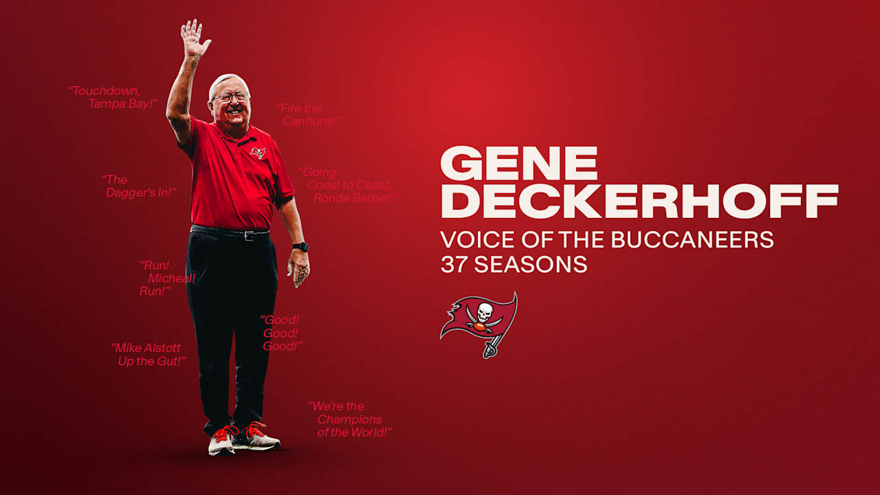 Gene Deckerhoff, Voice of the Tampa Bay Buccaneers, Retiring After 2025 Season