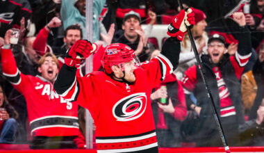 Ehlers has hat trick, Hurricanes score 9 in win against Panthers