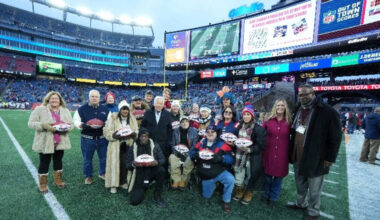 The Kraft Family and Gillette Award $185,000 to Nonprofits During Pregame Ceremony on Sunday, Jan. 4